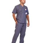 Core Men's Grey Scrubs