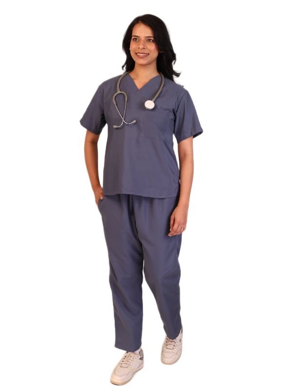 10 Core Women's Grey Scrubs - Image 1