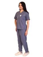 Core Women's Grey Scrubs - Image 2
