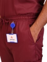 Luxe Men's Wine Scrubs - Image 3