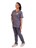 Luxe Women's Grey Scrubs - Image 2
