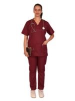 Luxe Women's Wine Scrubs