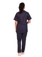 Luxe Women's Navy Blue Scrubs - Image 3