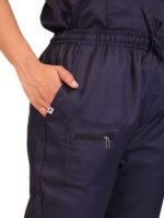 Luxe Women's Navy Blue Scrubs - Image 4