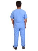 Core Men's Light Blue Scrubs - Image 3